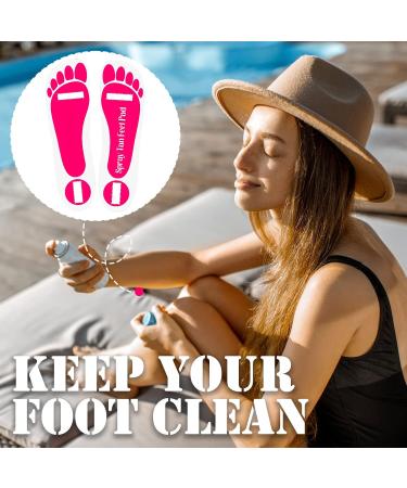 Buy Nuenen 120 Pairs Disposable Spray Tan Feet Pads - Protectors for Sunless Tanning | Adhesive Foot Tent Protection (240 Feet Pink) - International Shipping Available - Buy Online on GoSupps.com