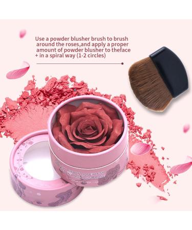 Cheek Blush 10ml 3D Rose Petal Design Adjustable Intensity | Blush Makeup | For Travel Business Trip Home School Girlfriend Wife Friend Sister - Buy Online on GoSupps.com