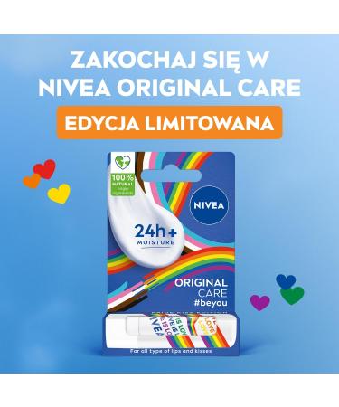  NIVEA NIVEA Pride Kiss Edition Nourishing Lipstick Original Care 4.8 g - Buy Online on GoSupps.com