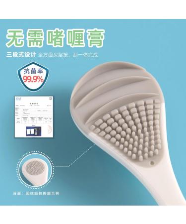 Wilsem Tongue Cleaner Brush - Reusable Multicolor Scraper for Oral Hygiene | 2-Piece Set - Buy Online on GoSupps.com