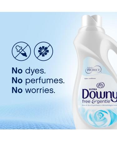 Downy Free & Gentle Liquid Fabric Conditioner - 34 Fl Oz | Sensitive Skin Formula - Buy Online on GoSupps.com