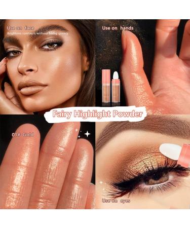 Polvo De Hadas Body Brightens Powder Highlighter - Natural Three-dimensional Face Blusher - 3 Colors - Buy Online on GoSupps.com