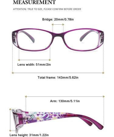 Vevesmundo Women s Vintage Reading Glasses Set - Floral & Cat Designs Diopters 1.0 to 6.0 4 Stylish Colors - Buy Online on GoSupps.com
