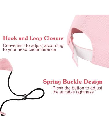 Buy Pawaboo Pet Baseball Cap | 2-Piece Parent-Child Dog Hats | Adjustable Sun Protection with Ear Holes | Large Pink Family Outdoor Caps - Buy Online on GoSupps.com