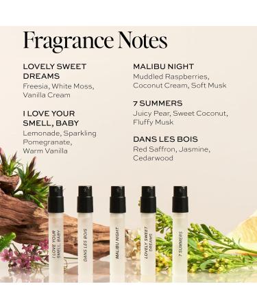 DIME Beauty Perfume Sampler Hypoallergenic Clean Perfumes Eau de Toilette For Women (Set of 5 2 ml) - Buy Online on GoSupps.com