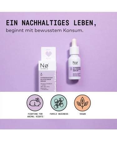 N hydrate today Hyaluronic Serum 4D Hyperdration & Ectoin - Face Serum Moisturises Hyaluronic Acid Serum for Dry Mature Skin Fragrance-Free Vegan 20 ml - Buy Online on GoSupps.com