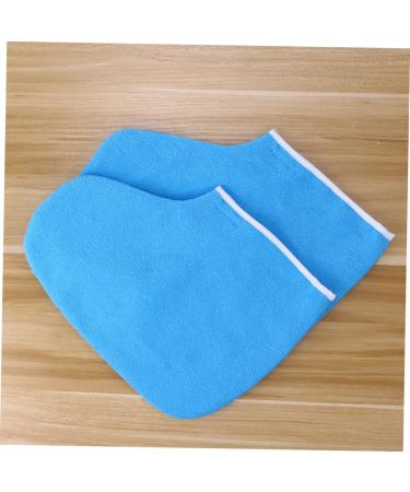 FOMIYES Wax Sock Wax Mittens Paraffin Wax Foot Cover Was Bath Foot Work Hand Wax medium Blue - Buy Online on GoSupps.com