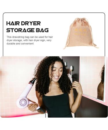 FOMIYES 5pcs Hair Dryer Storage Bag Hair Dryer Organizers Cosmetic Pouch Hair Blower Bag Sports Bag Fabric 29.50X25.50X1.00CMx5pcs Light Yellowx5pcs - Buy Online on GoSupps.com