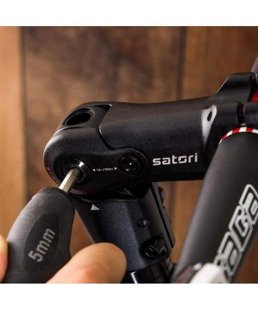 Satori UP2+ E-Bike Riser Handlebar Stem - 1-1/8 x 31.8mm x 65mm/90mm/110mm - 3D Forged Alloy - Heavy Duty - Up to 45 km/h - 28 MPH - Buy Online on GoSupps.com