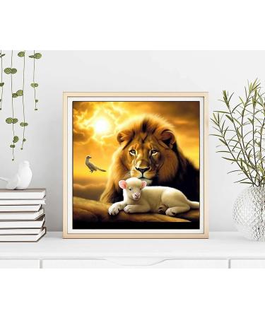 Animal Diamond Painting Kit - Bird, Sheep, Lion - DIY Diamond Art - Full Drill Rhinestone - 12x12inch - Diymood - Buy Online on GoSupps.com