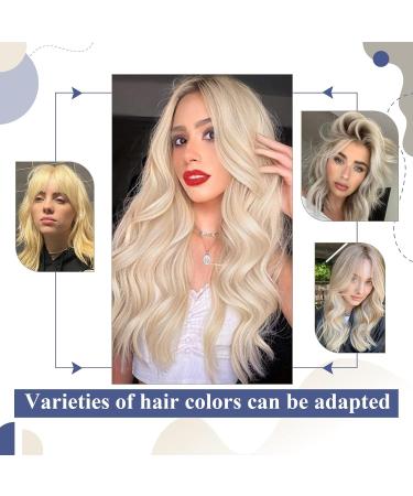 LAAVOO Invisible Tape Hair Extensions - Real Remy Hair #613 Hell Blond - 75cm Long - 20Pcs - 50g - Perfect for Seamless Volume - Buy Online on GoSupps.com