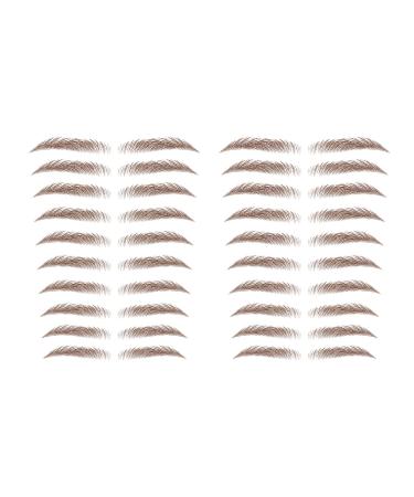 twcrvil Easy To Apply Eyebrows Professional Accessories Authentic Makeup Products Tint For Eyebrows Multiple Styles To Choose Brown-02 2pcs
