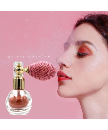 Set of 4 Glitter Spray Powder Fragrance Portable Highlighting Spray Gloss Powder Spray Shimmering Spray Powder Glitter Eyeshadow Pressed Powder for Face Body Cosmetic Supplies Rose Gold - Buy Online on GoSupps.com