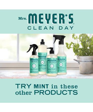 Mrs. Meyer's Hand Soap Mint - Essential Oils, Biodegradable, 3 Pack (12.5 fl. oz Each) - Limited Edition - Buy Online on GoSupps.com