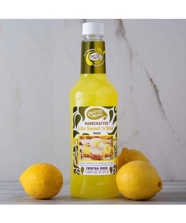 Master of Mixes Sweet N' Sour Lite Drink Mix 1 Liter Bottle - Ready to Use - Individually Boxed - 33.8 Fl Oz - Buy Online on GoSupps.com