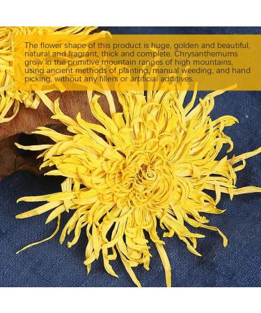 SIJIYUNLI-Golden Chrysanthemum 20g/0.7oz Non caffeinated loose tea floral tea suitable for people with breath clearing internal heat White Chrysanthemum Flower Tea Flower Tea - Buy Online on GoSupps.com