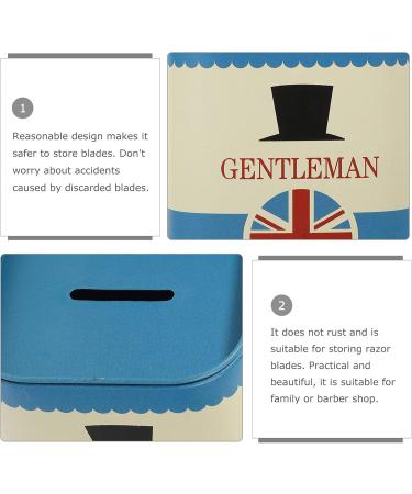 Fomiyes Razor Blades Dispenser | Safety Razor Storage Case & Hairdresser Supply - Iron Disposable Blade Box - Buy Online on GoSupps.com