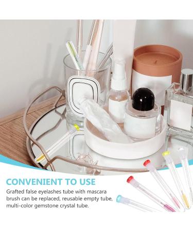 Healifty 12pcs Crystal Eyelash Brush Tube Disposable Containers False Lash Applicator Tool Mascara Brush Gem - Buy Online on GoSupps.com