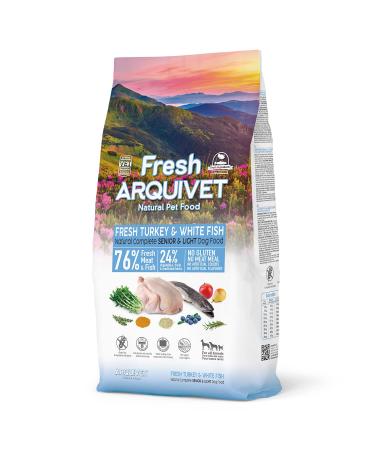 Arquivet Fresh Senior Light Turkey & White Fish 10Kg - Semi-Moist Food