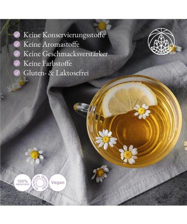 Chamber Tea Monte Nativo - 250g 100% Natural Dried Chamomile Flowers | Aromatic Herbal Tea for Iced Tea & Gifts - Buy Online on GoSupps.com