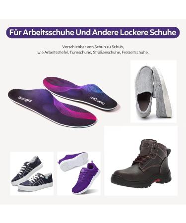 3angni Orthopedic Insoles for Flat Feet | Shoe Inserts for Heel Spur & Plantar Fasciitis | EU Size 35-36 (230mm) - Comfort for Men & Women - Buy Online on GoSupps.com