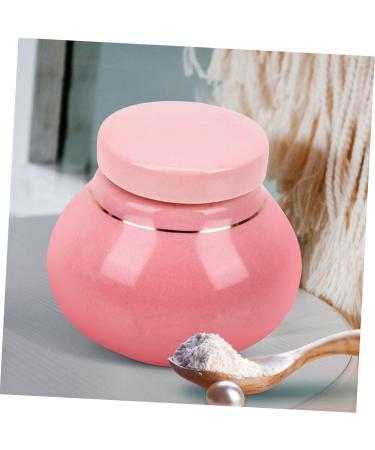 Healeved Storage Bottle Cans Ceramic Chinese Medicine Powder Jar Cream Jars for Travel Portable Jar for Storing Cream Lotion Sub Bottle Cream Sample Jar Ointments Jars Travel Sub Bottle 6x5.5cm Pink - Buy Online on GoSupps.com