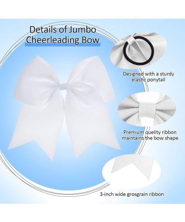 Shop Aster 2-Piece Big Hair Bows for Women & Girls | 8 Inch Cheerleading Ribbons | Perfect Team Gifts - Buy Online on GoSupps.com