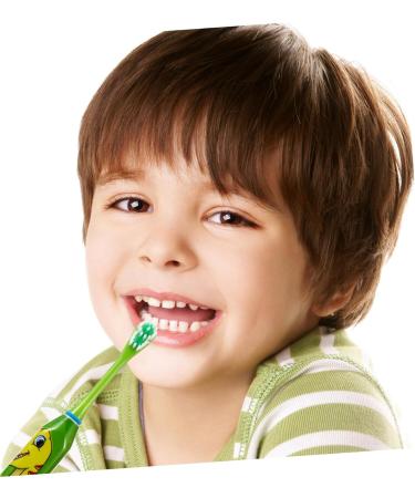 GLEAVI Electric Toothbrush Set for Kids - U Shaped Automatic Battery Toothbrush for Toddlers - Effective Shock Absorption & Easy Clean - Buy Online on GoSupps.com