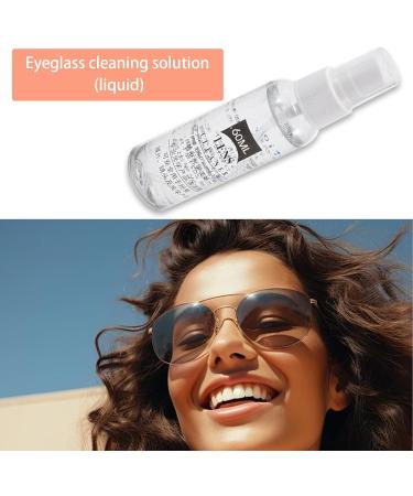 Eyeglass Lens Cleaning Spray 60ml Spray for Glasses Phone & Electronic Screens Coated Glasses Professional Cleaner Eyeglass Lens Cleaning Agent - Buy Online on GoSupps.com