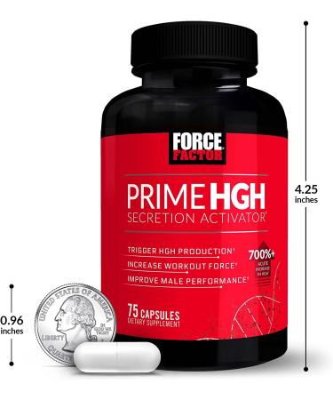 Force Factor HGH Supplement for Men with AlphaSize - 75 Capsules - Buy Online on GoSupps.com