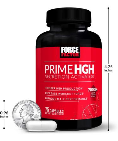 Prime HGH Secretion Activator 3-Pack HGH Supplement for Men with Clinically Studied AlphaSize to Help Trigger HGH Production Increase Workout Force & Improve Performance Force Factor 225 Count - Buy Online on GoSupps.com