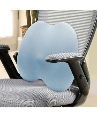 Back Rest for Car - Breathable Car Lumbar Support for Driving Seat - Soft Sponge Auto Seat Back Support for Driving Seat Summer Ergonomic Design Blue - Buy Online on GoSupps.com