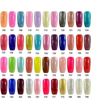 Vishine Soak-Off UV LED Gel Polish Nail Art Manicure Lacquer Orange Red (043) Orange Red - Buy Online on GoSupps.com