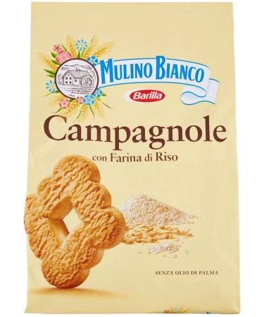 Mulino Bianco Pack of 6 Mulino Bianco Campagnole biscuits 700g Italian biscuits cakes brioche