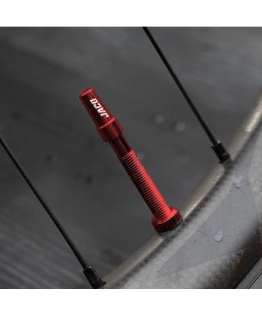 JACO Tubeless Presta Valve Stem Replacement Kit | 44mm / 60mm Red - 6 Color Options - Buy Online on GoSupps.com