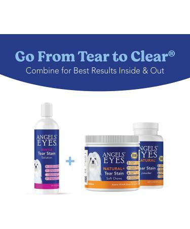 Angels Eyes Tear Stain Solution for Dogs and Cats | 8 oz Gentle Eye and Face Cleaner | Remove Discharge, Dirt, Tear Stains, and Mucus - Buy Online on GoSupps.com