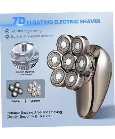 Premium Electric Face Shaver for Men - Stainless Steel Travel Razor & Clippers - Buy Online on GoSupps.com