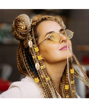 202Pcs Hair Jewelry for Women - Braids, Locs, Dreadlocks Beads, Rings, Clips & Pendants - Buy Online on GoSupps.com