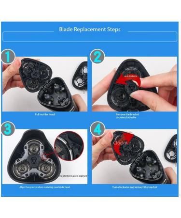 3 Pack | Remplacement T te de Rasoir pour Rasoir lectrique compatible avec HQ4 HQ56 HQ55 HQ46 HQ3 HQ902 HQ6900 HQ6906 HQ6996 HQ6927 HQ5426 HQ5430 HS900 HS975 HS980 - Buy Online on GoSupps.com