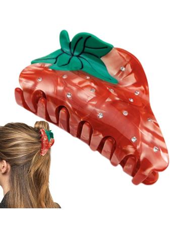 Watermelon Hair Gripper Claw & Diamond Strawberry Hairpins | Stylish Accessories for Travel Weddings & More - Buy Online on GoSupps.com