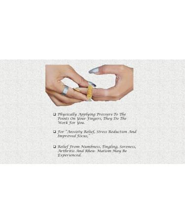 Jet Spiky Sensory Finger Rings - Acupressure Rings for Stress Relief | 10 Pack for Men Women & Kids - Buy Online on GoSupps.com