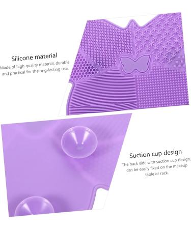 minkissy 1pc Silicone Scrub Pad Silicone Makeup Brush Makeup Cleaning Mat Cleaning Scrubber Brush Cleaning Pad Beauty Tool Cleaning Mat Makeup Brush Cleaner Tool Beauty Brush Cleaning Pad 23X17cm - Buy Online on GoSupps.com