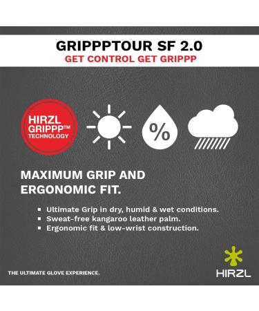 Buy HIRZL GRIPPP Tour SF 2.0 Unisex Cycling Gloves - Black XL | Best International Shipping - Buy Online on GoSupps.com