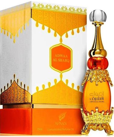 Afnan Adwaa Al Sharq for Unisex Concentrated Perfume Oil 0.84 Ounce Amber Spicy 0.84 Fl Oz (Pack of 1) - Buy Online on GoSupps.com