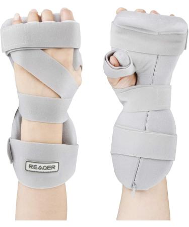 Reaqer Wrist Railed Bandage for Pain Relief | Carpal Tunnel Strain & Arthritis Support (Left) - Buy Online on GoSupps.com
