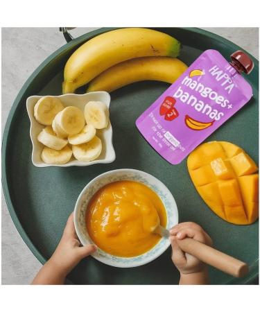 Happa Organic Food for little one Fruit Puree (Apple+Mango Mango+Banana Apple+Banana Sweet Potato+Mango+Pear) Stage 3 4 Pouches 100 Gram Each - Buy Online on GoSupps.com