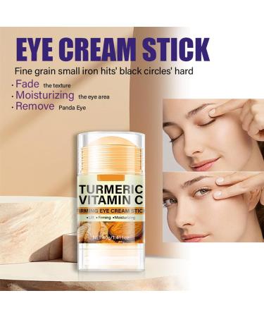 Eye Stick - Under Turmeric Vitamin C Eye Stick Balm Anti Aging Firming Hydrating Reduces Fine Lines & Bags Moisturizeing Under Eyes Cream for Dark Circles Puffiness Wrinkle Eyes Care 1.41 oz - Buy Online on GoSupps.com
