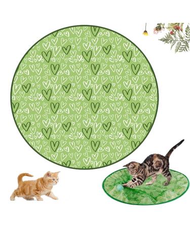 Shengruili simulated interactive hunting cat toys cat play carpet cat toys cat mat hunting cat matt toy interactive training mat for stimulating the hunting instinct B -z-green