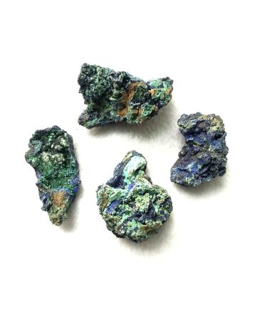 Azurite Natural Azurite Malachite Stone Miner Material Speciment Display Warping Cutting 30mm-80mm Natural Rough Stone Natural Stone (Size : 4cm 30-50g 1pcs)