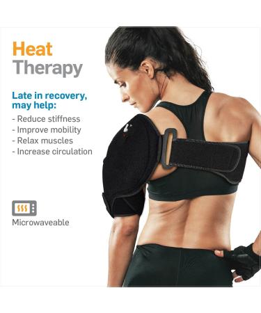 NatraCure Hot/Cold Therapy Shoulder Ice Pack Wrap Brace - Pain Relief for Rotator Cuff Injuries, Surgery, Gym & Baseball Pitching - Buy Online on GoSupps.com